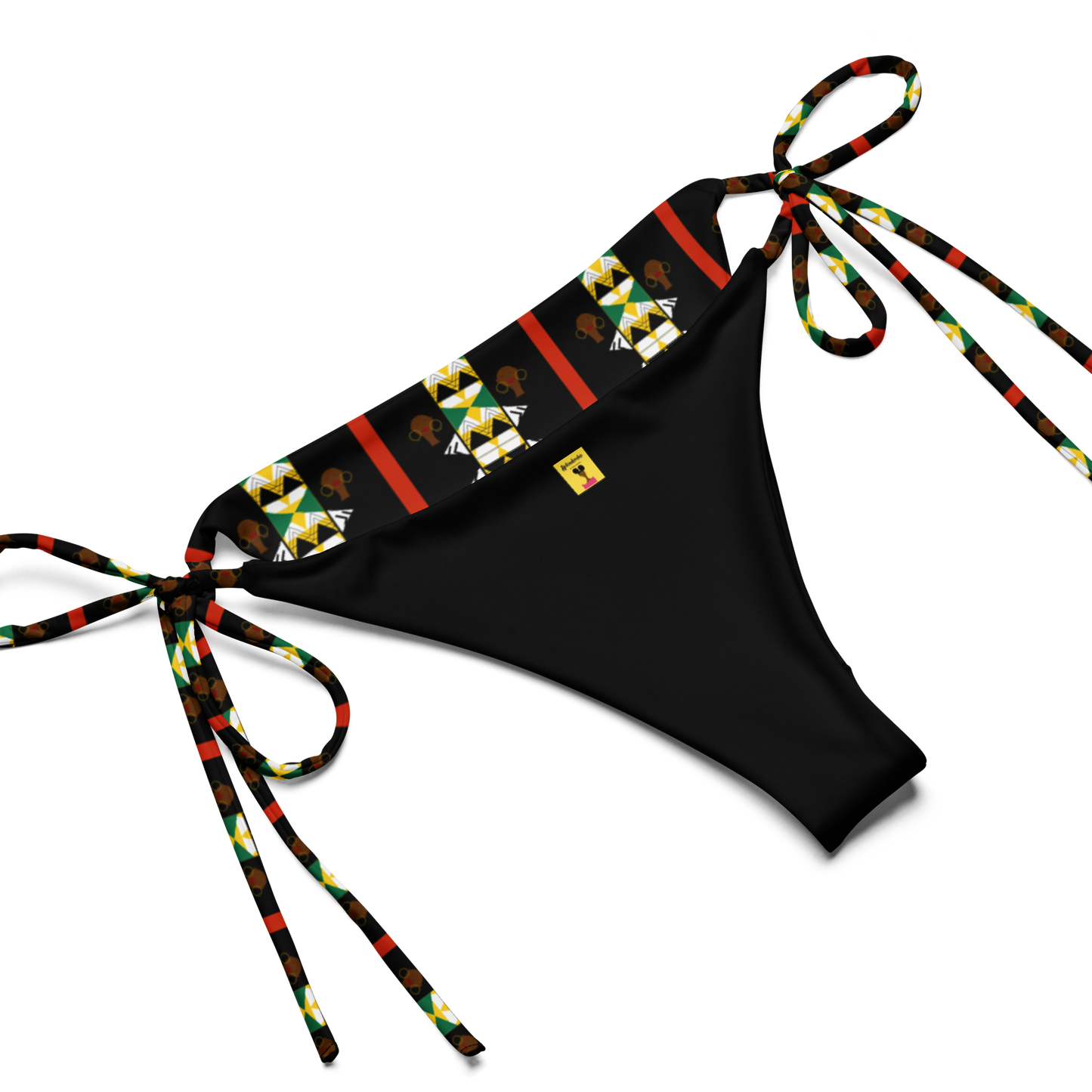 Afro-kini Bottoms - Black