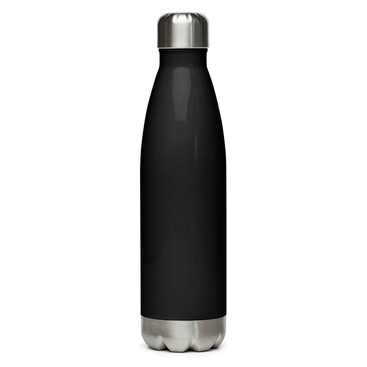 Black is Beautiful Stainless Steel Water Bottle