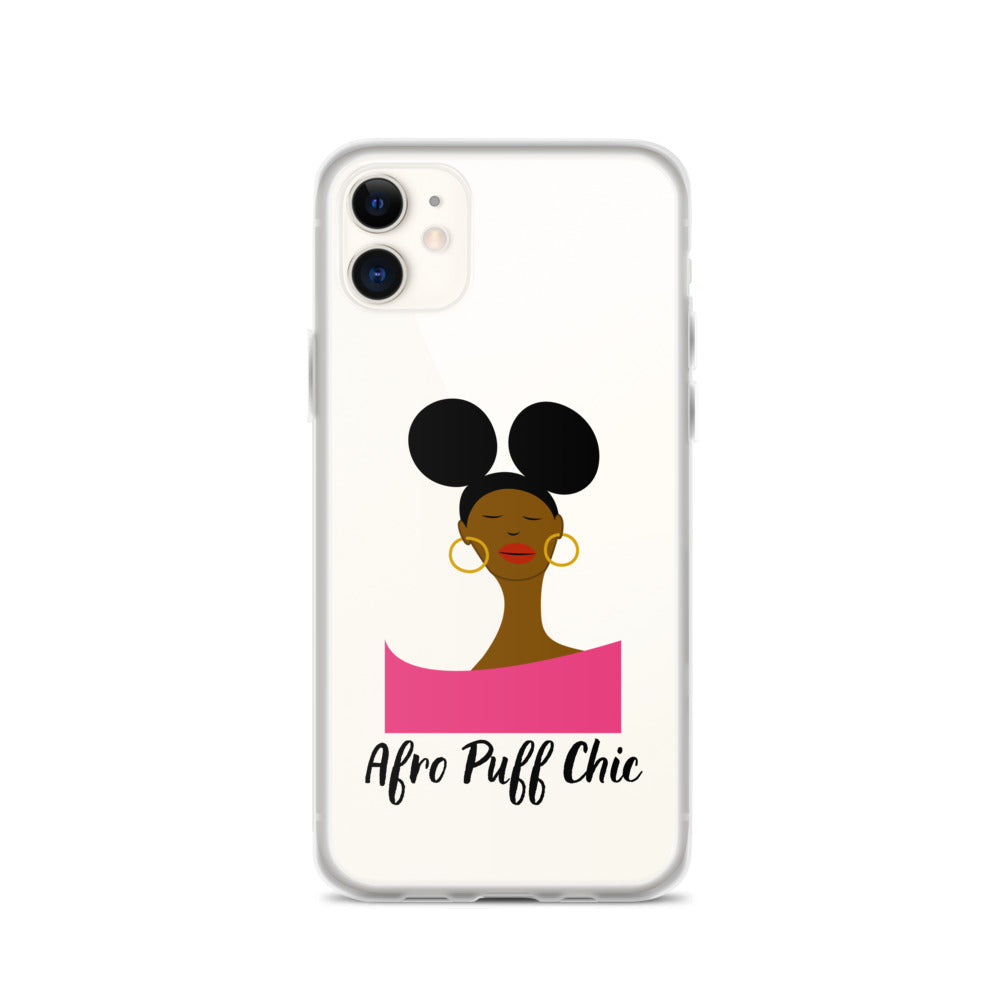 Afro Puff Chic iPhone Case