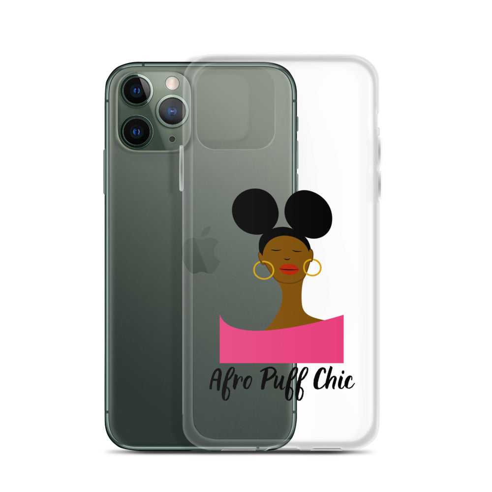 Afro Puff Chic iPhone Case