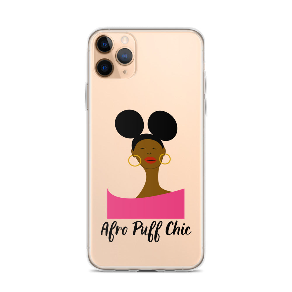 Afro Puff Chic iPhone Case