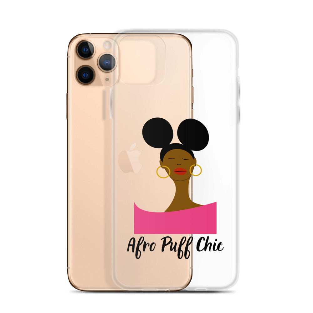 Afro Puff Chic iPhone Case