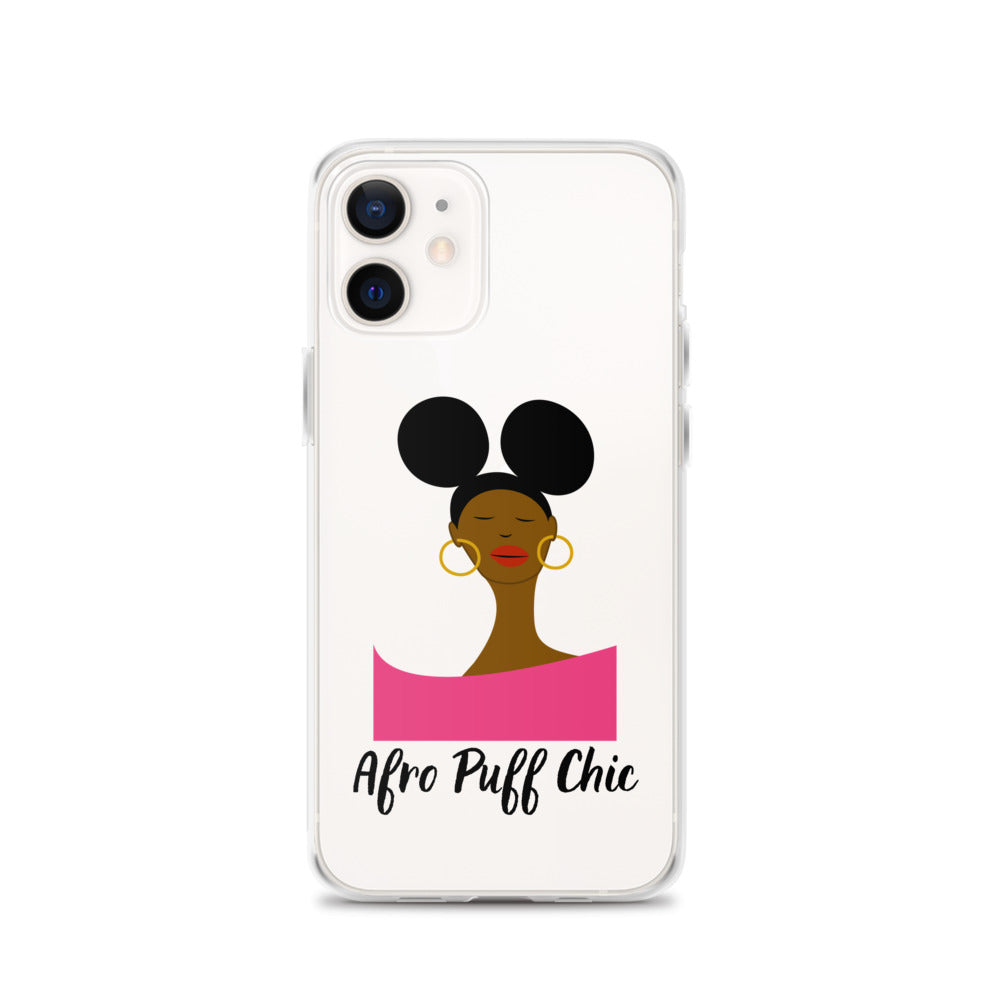 Afro Puff Chic iPhone Case