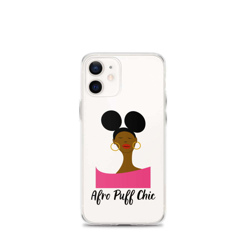 Afro Puff Chic iPhone Case