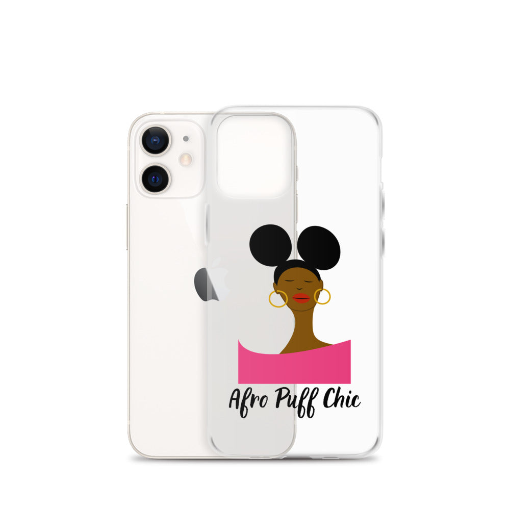 Afro Puff Chic iPhone Case