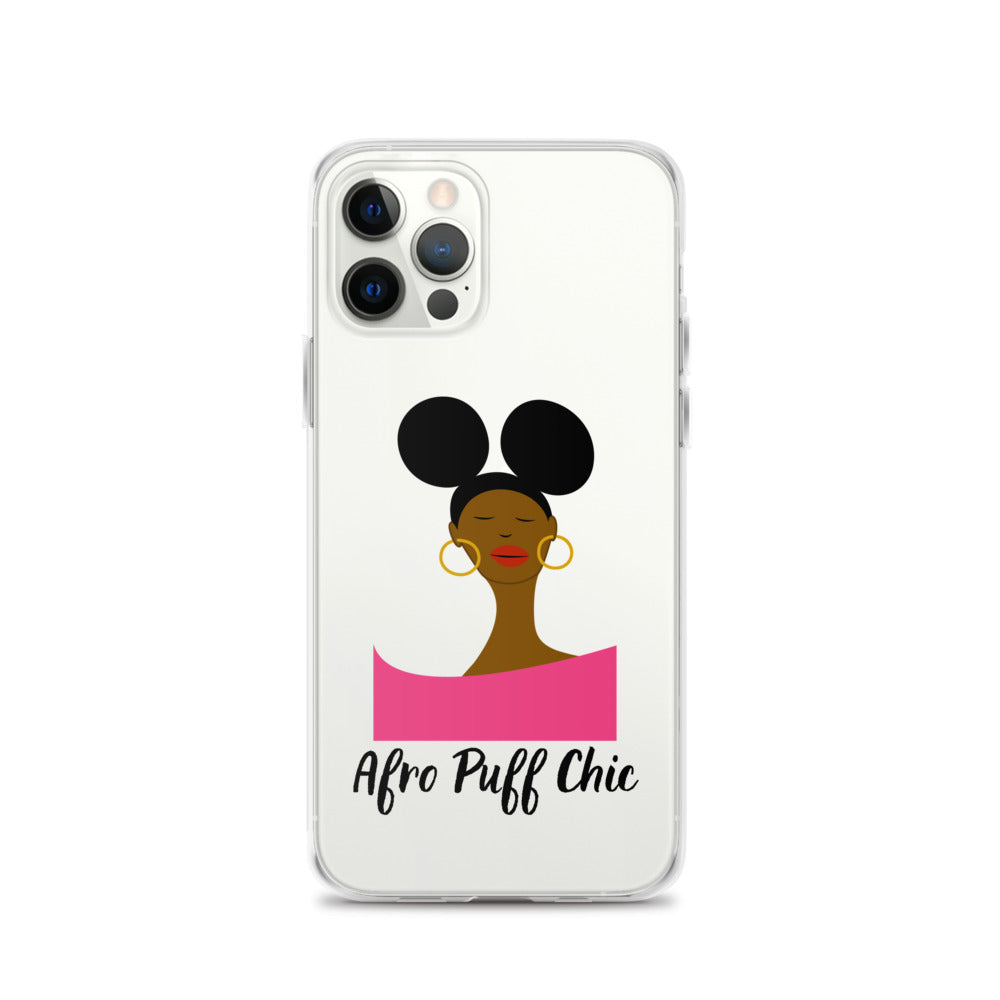 Afro Puff Chic iPhone Case