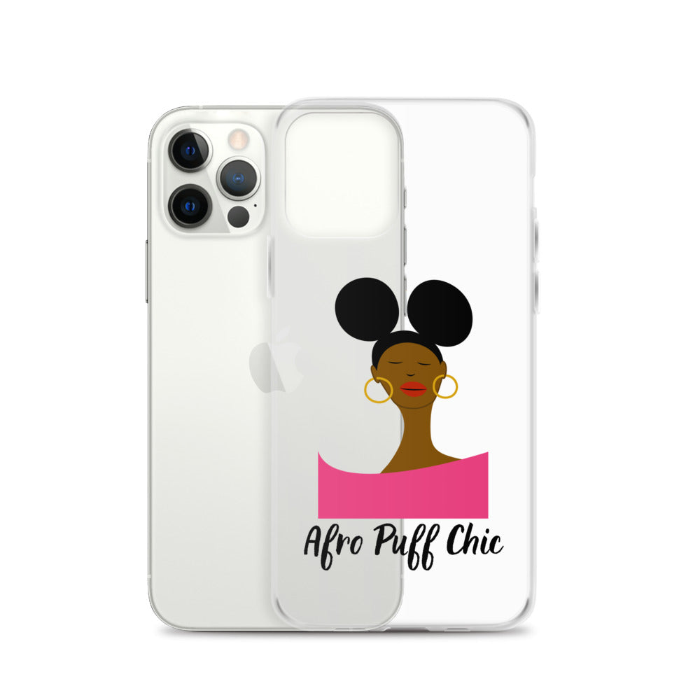 Afro Puff Chic iPhone Case