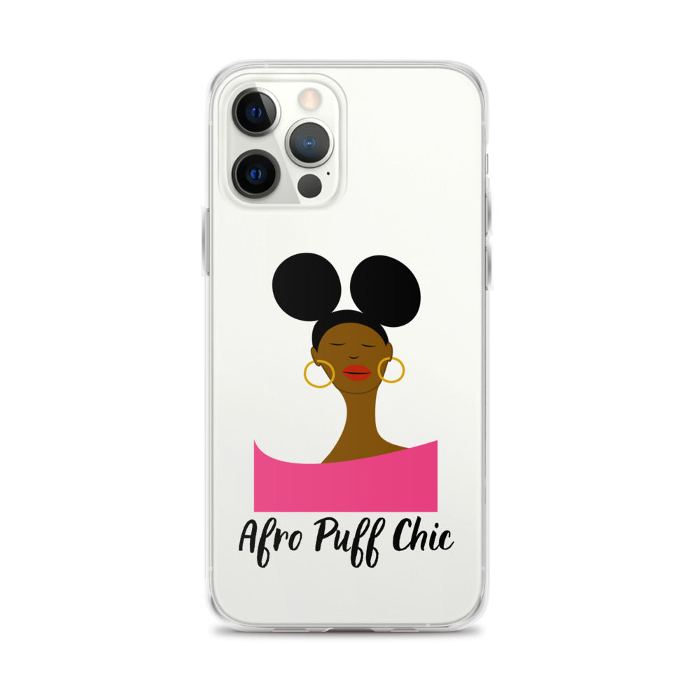 Afro Puff Chic iPhone Case