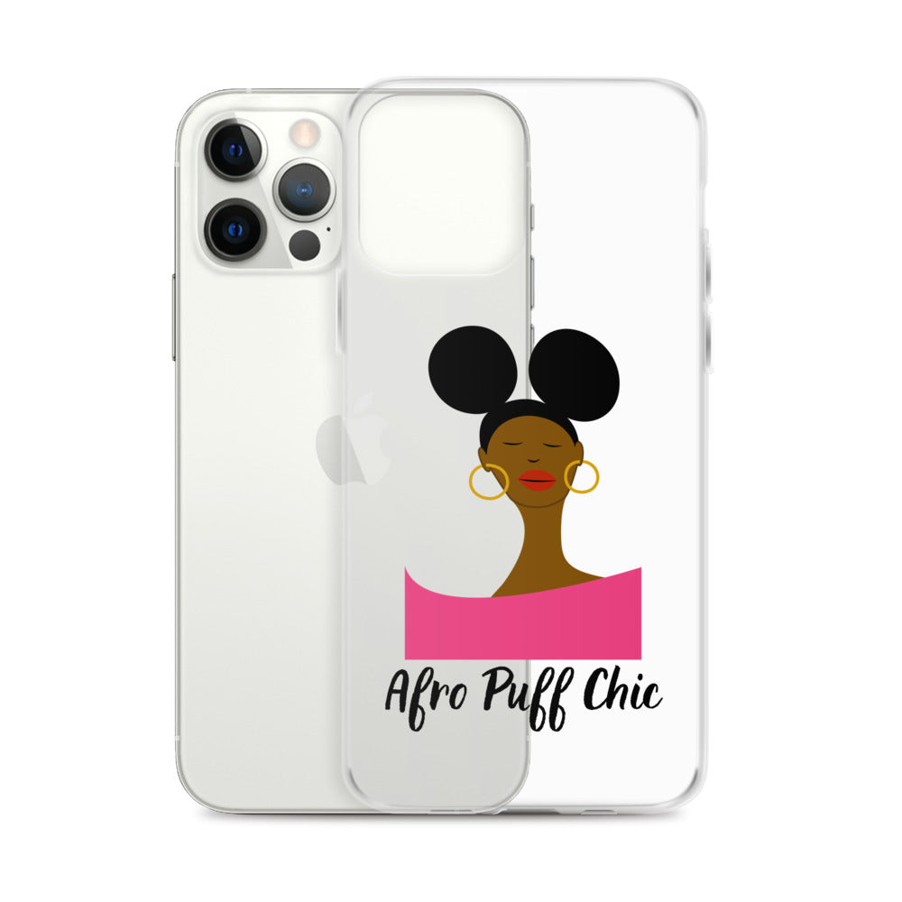 Afro Puff Chic iPhone Case