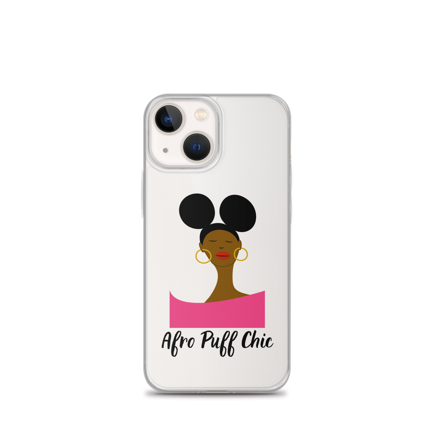 Afro Puff Chic iPhone Case