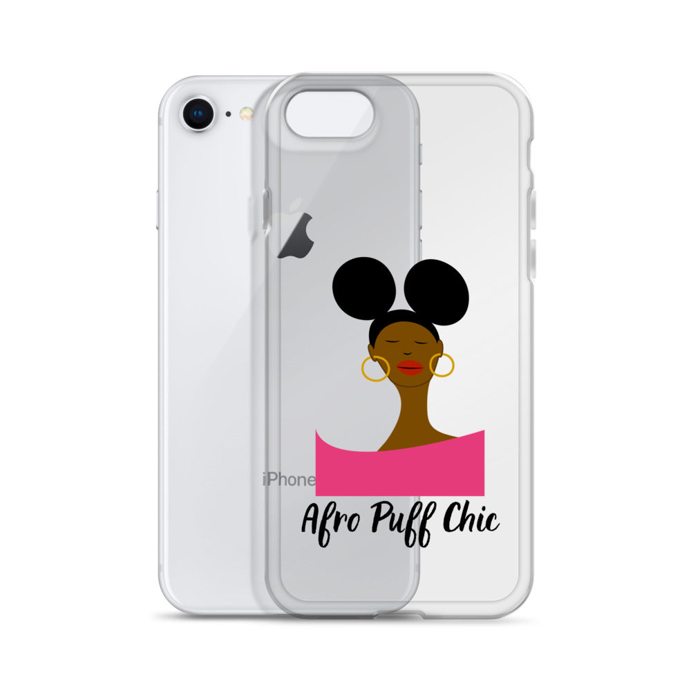 Afro Puff Chic iPhone Case