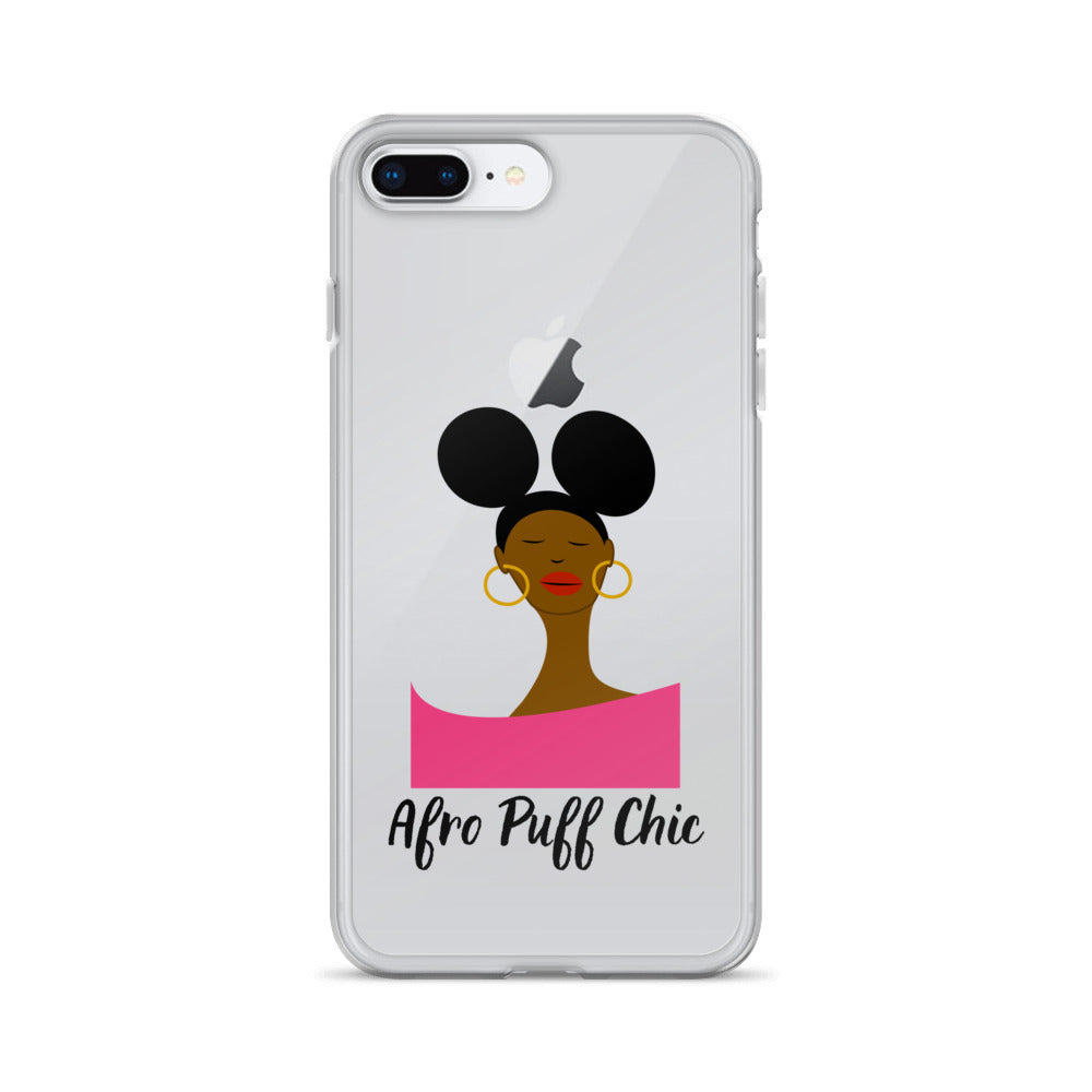 Afro Puff Chic iPhone Case