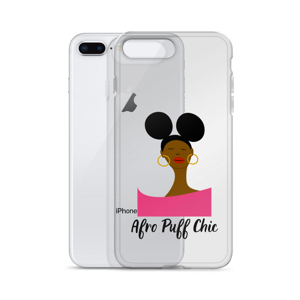 Afro Puff Chic iPhone Case