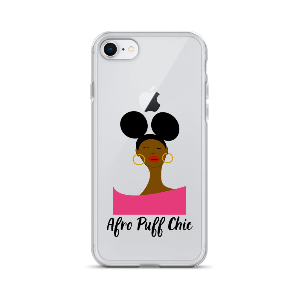 Afro Puff Chic iPhone Case