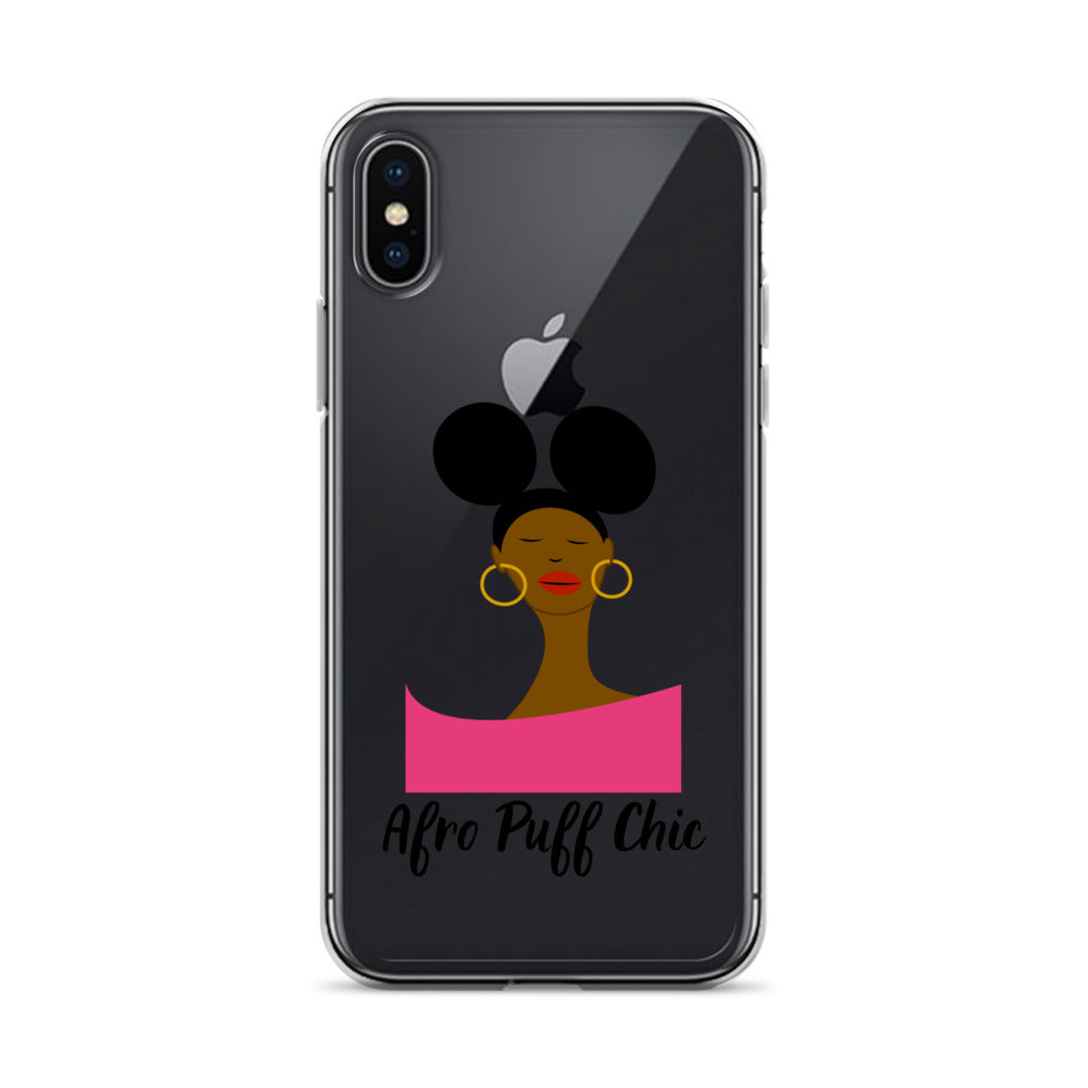 Afro Puff Chic iPhone Case
