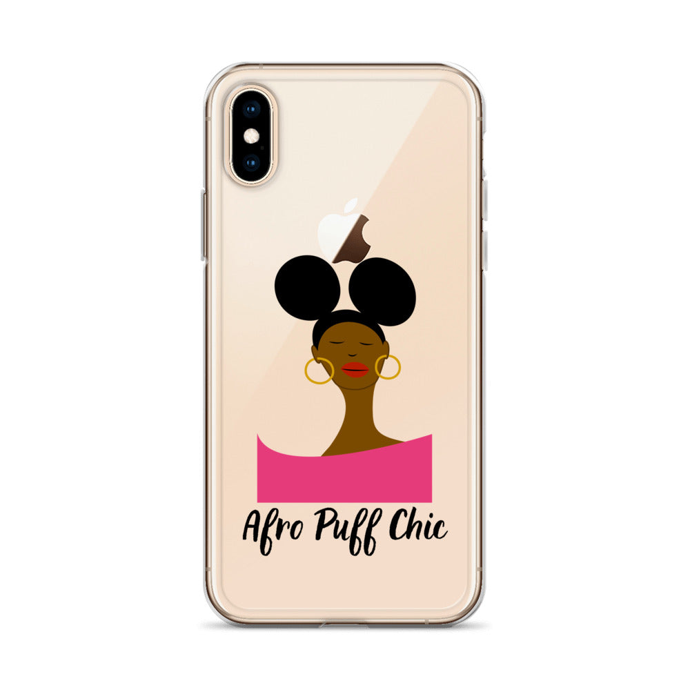 Afro Puff Chic iPhone Case