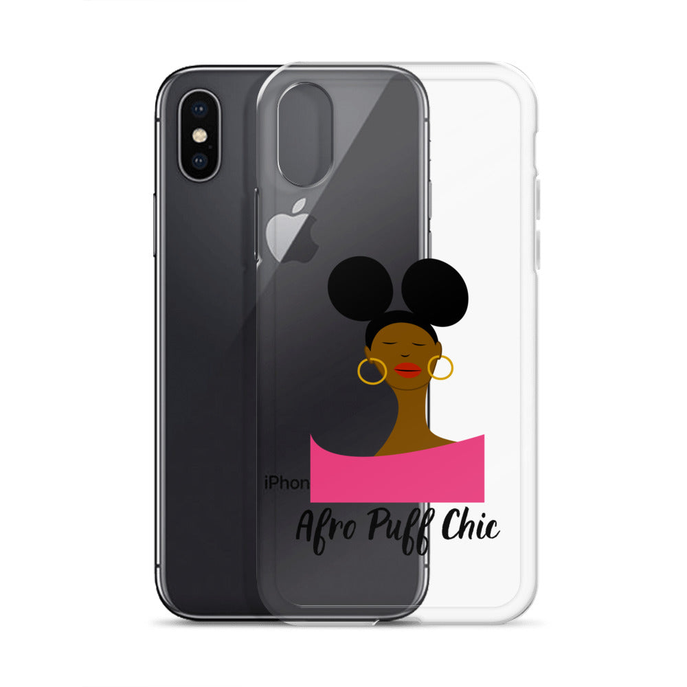 Afro Puff Chic iPhone Case