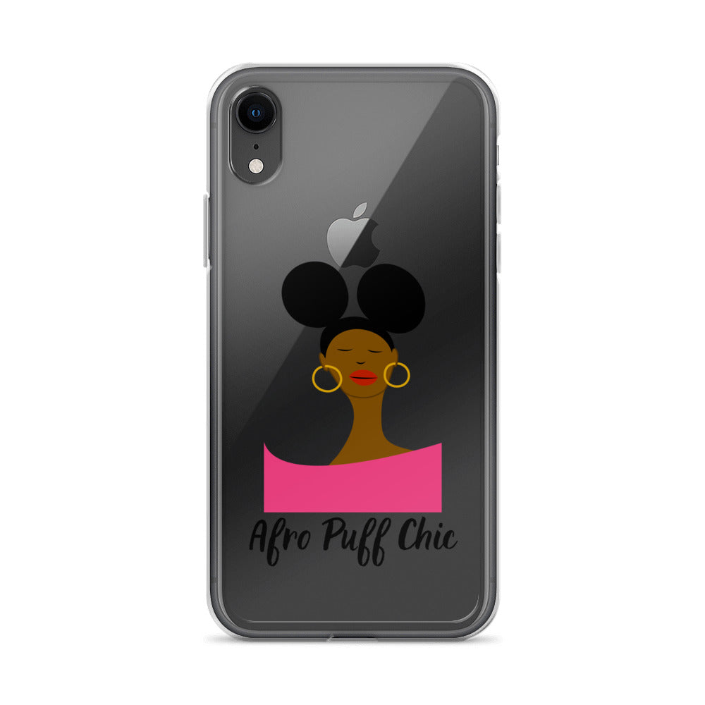 Afro Puff Chic iPhone Case