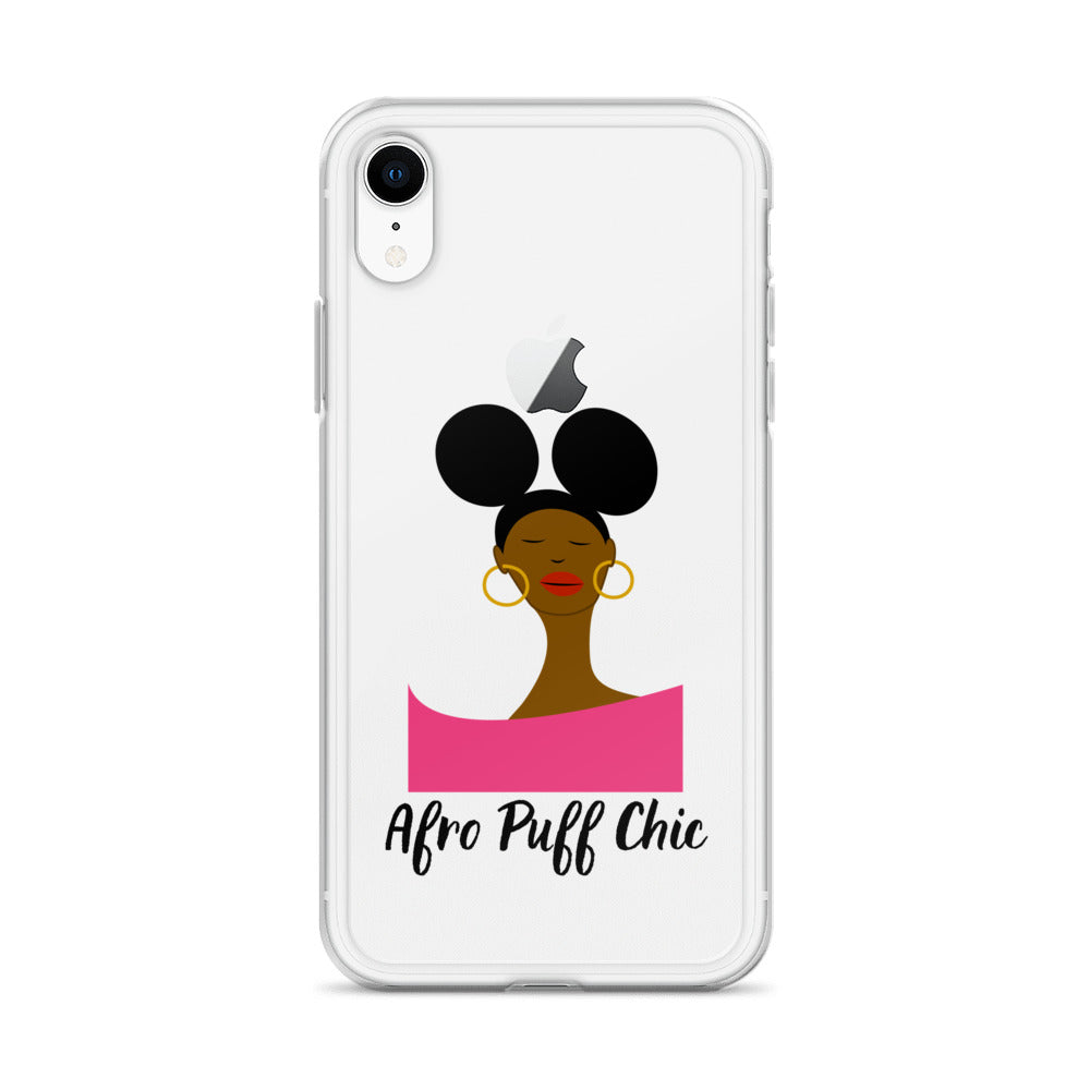 Afro Puff Chic iPhone Case