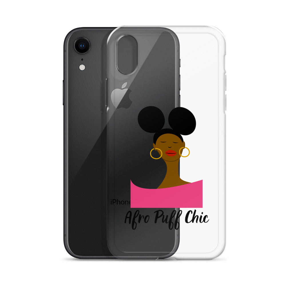 Afro Puff Chic iPhone Case