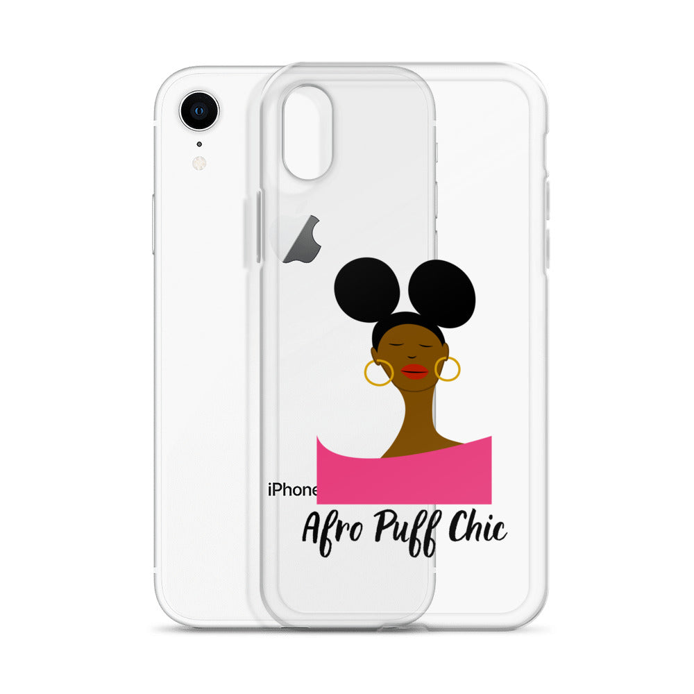 Afro Puff Chic iPhone Case