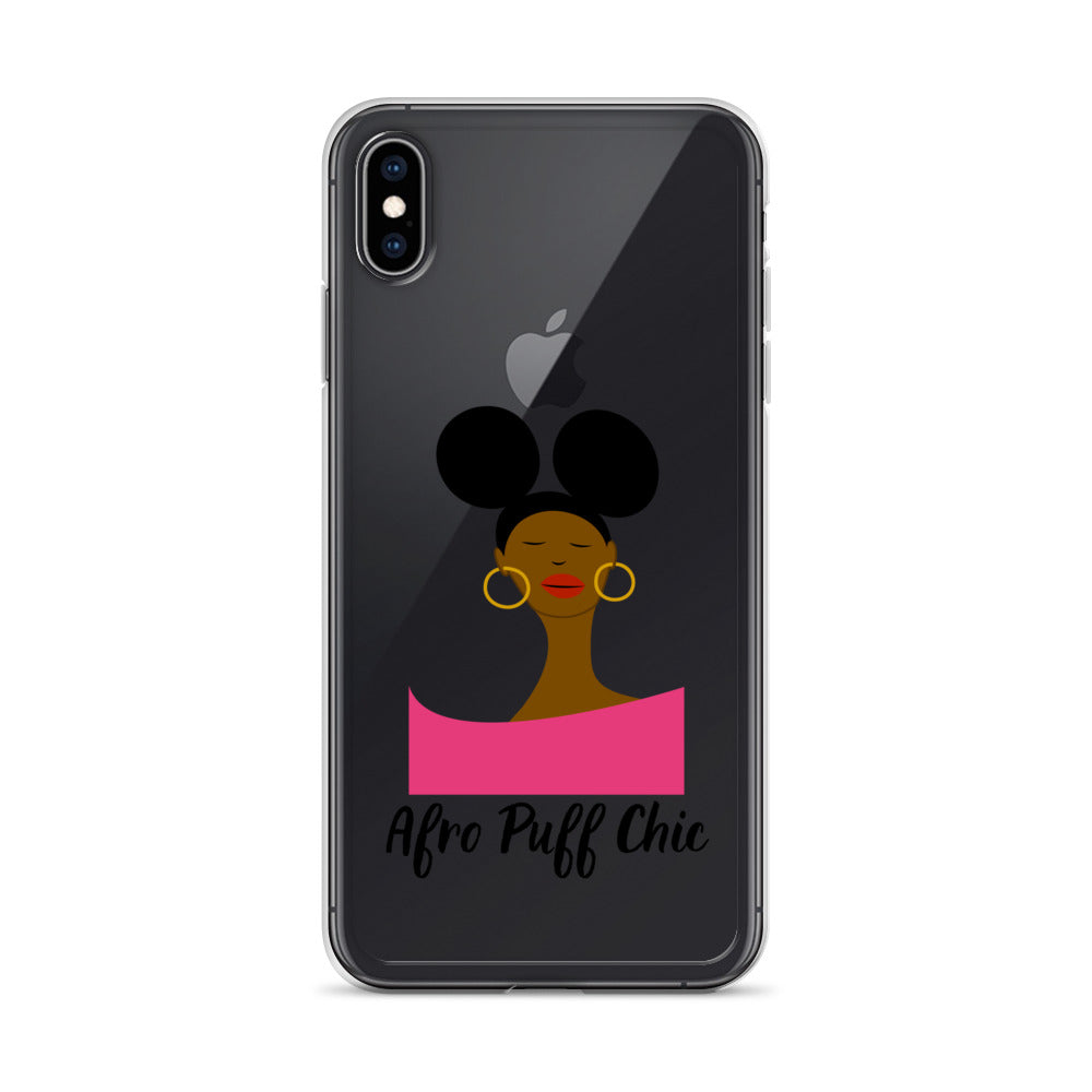 Afro Puff Chic iPhone Case