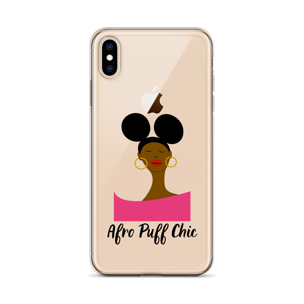 Afro Puff Chic iPhone Case