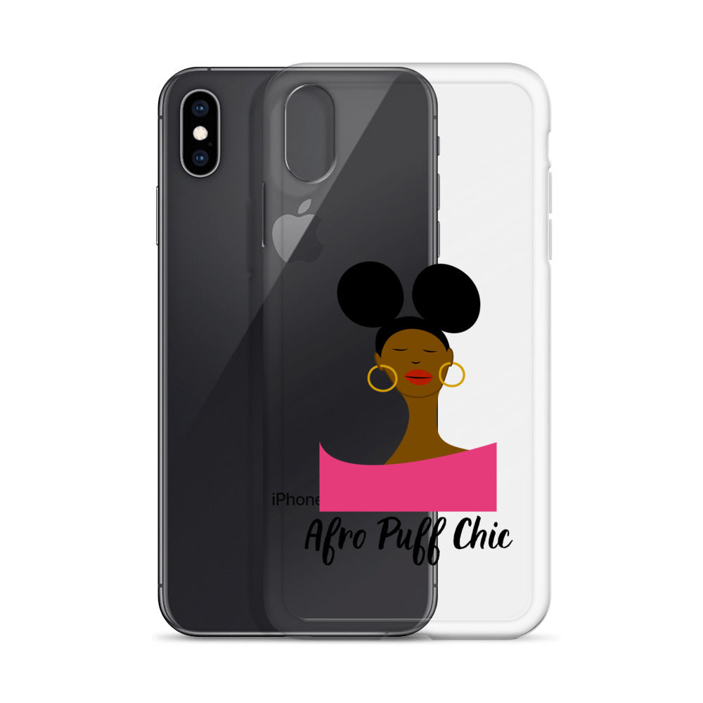 Afro Puff Chic iPhone Case