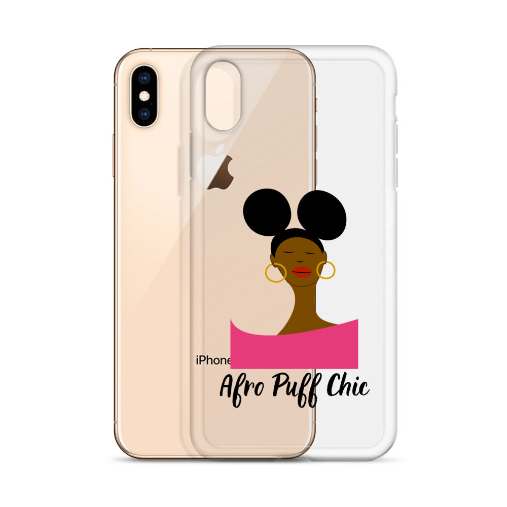 Afro Puff Chic iPhone Case