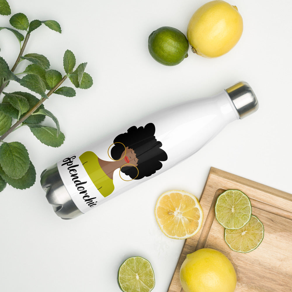 Afro Logo Water Bottle