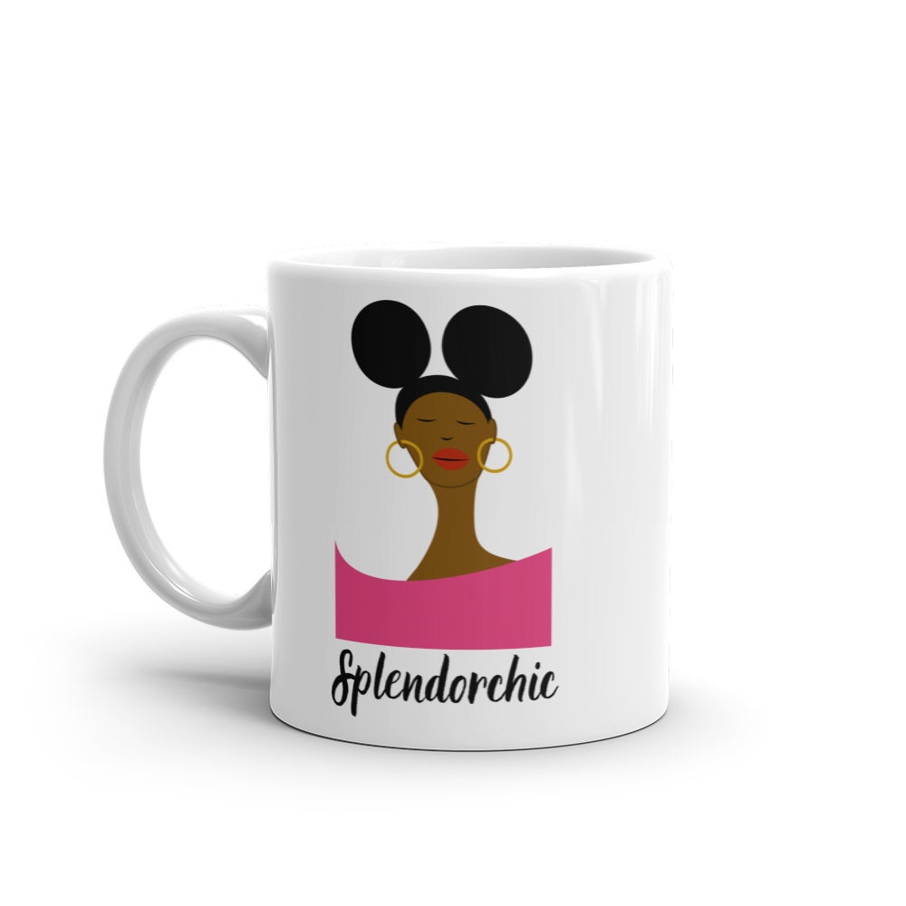 Afro Puffs Logo Mug