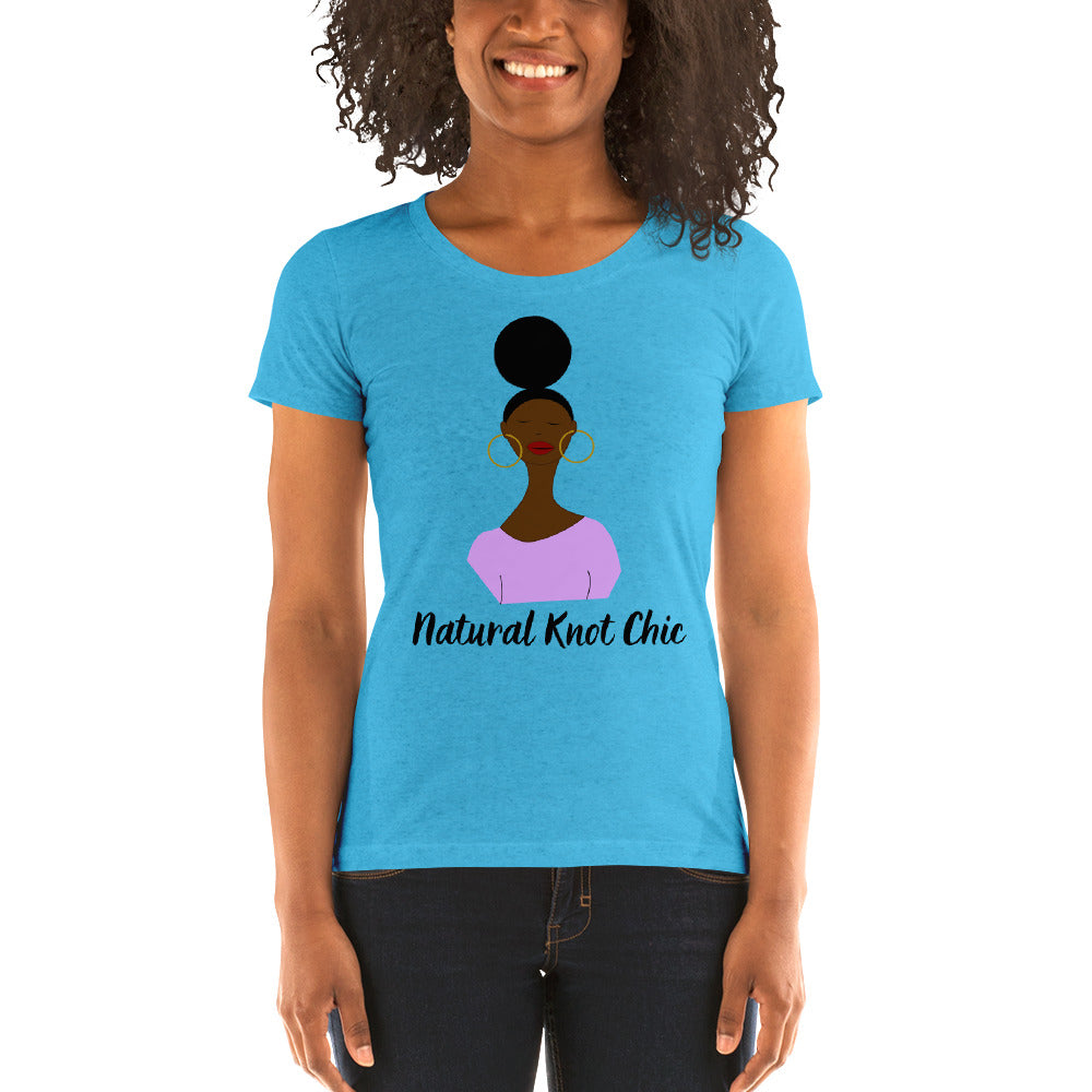 Natural Knot Chic Fitted T-Shirt
