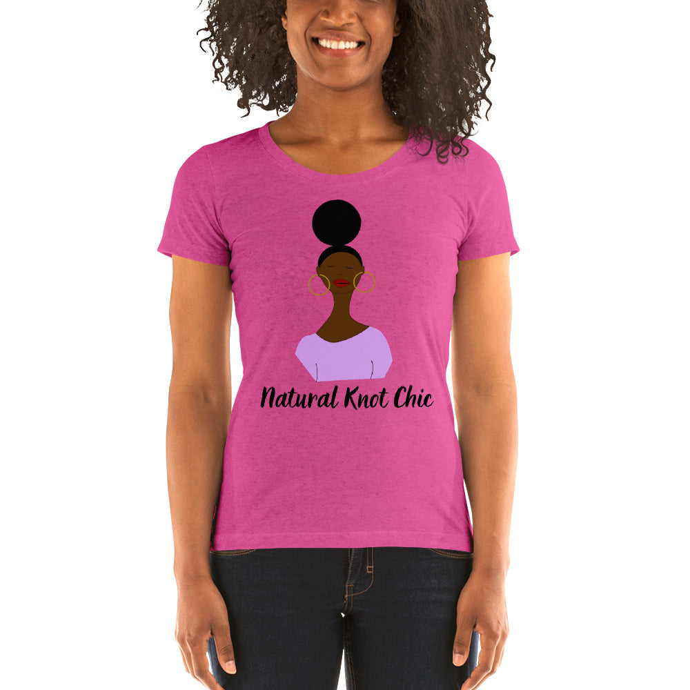 Natural Knot Chic Fitted T-Shirt