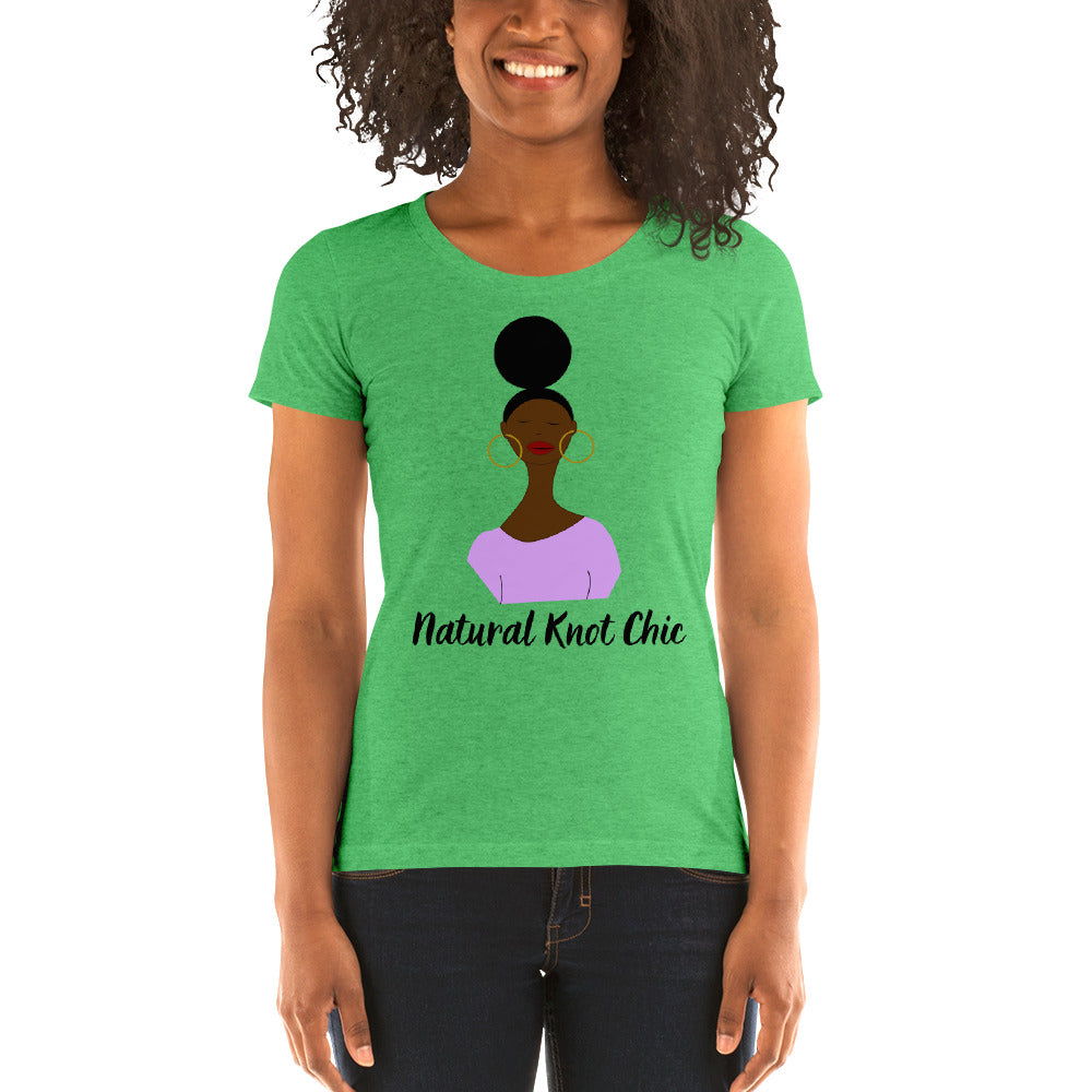 Natural Knot Chic Fitted T-Shirt