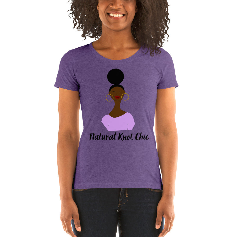 Natural Knot Chic Fitted T-Shirt