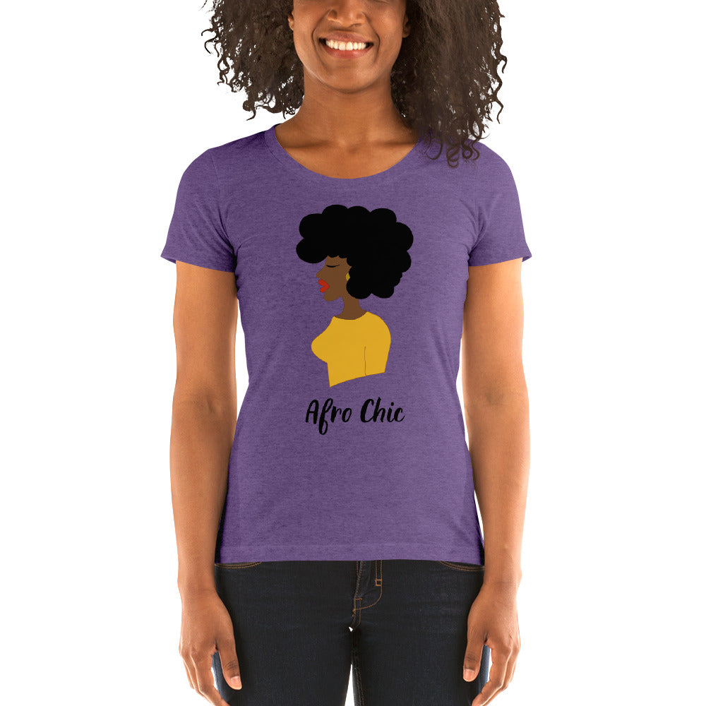 Afro Chic Profile Fitted T-Shirt