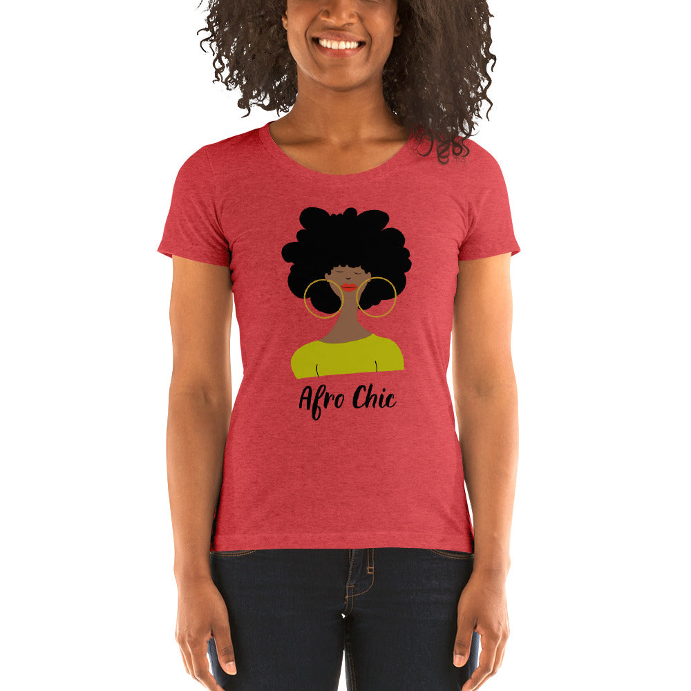 Afro Chic Fitted T-Shirt