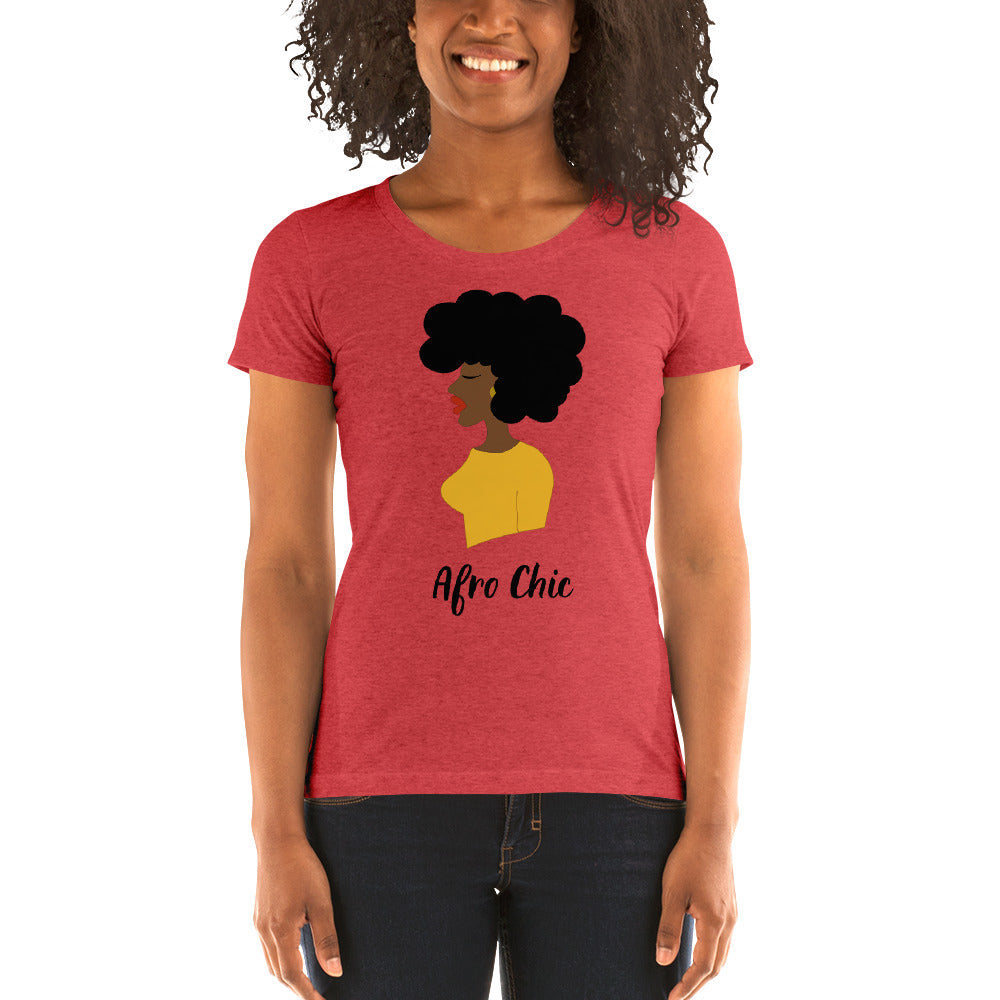 Afro Chic Profile Fitted T-Shirt