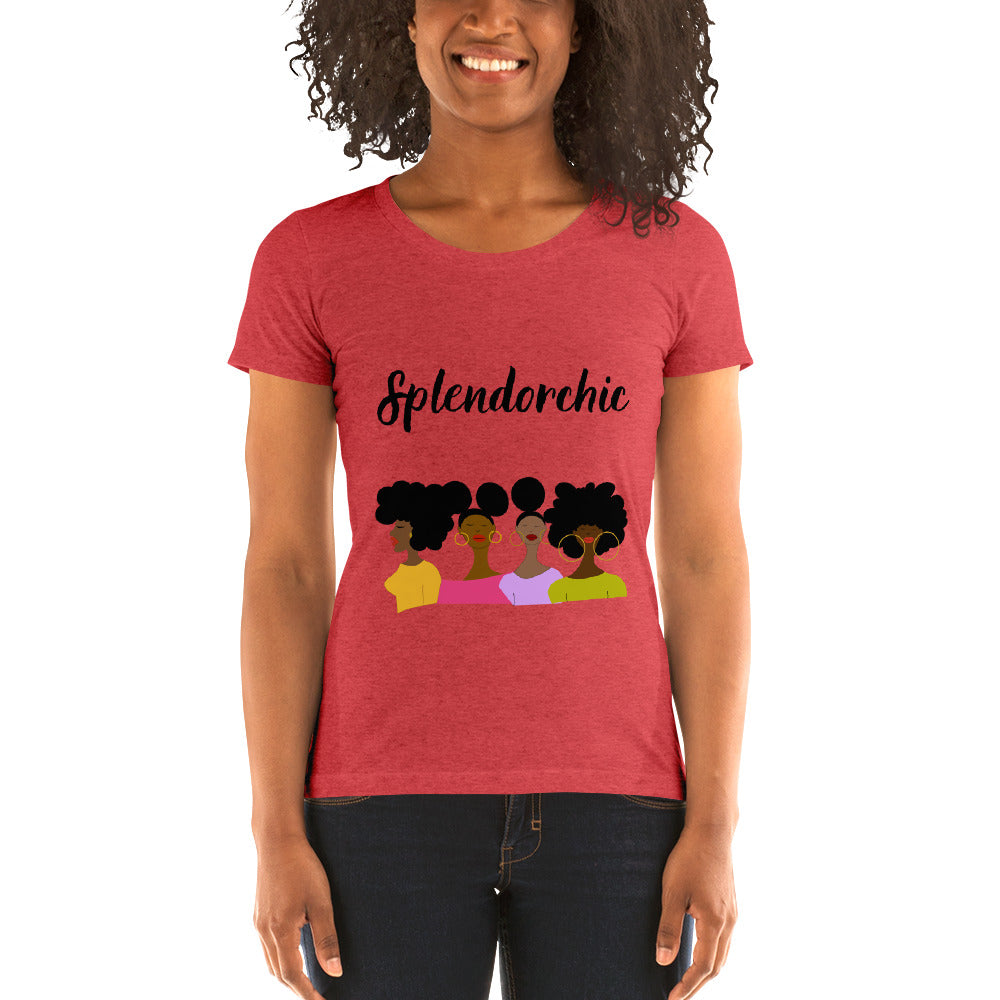 Afro Women Fitted T-Shirt