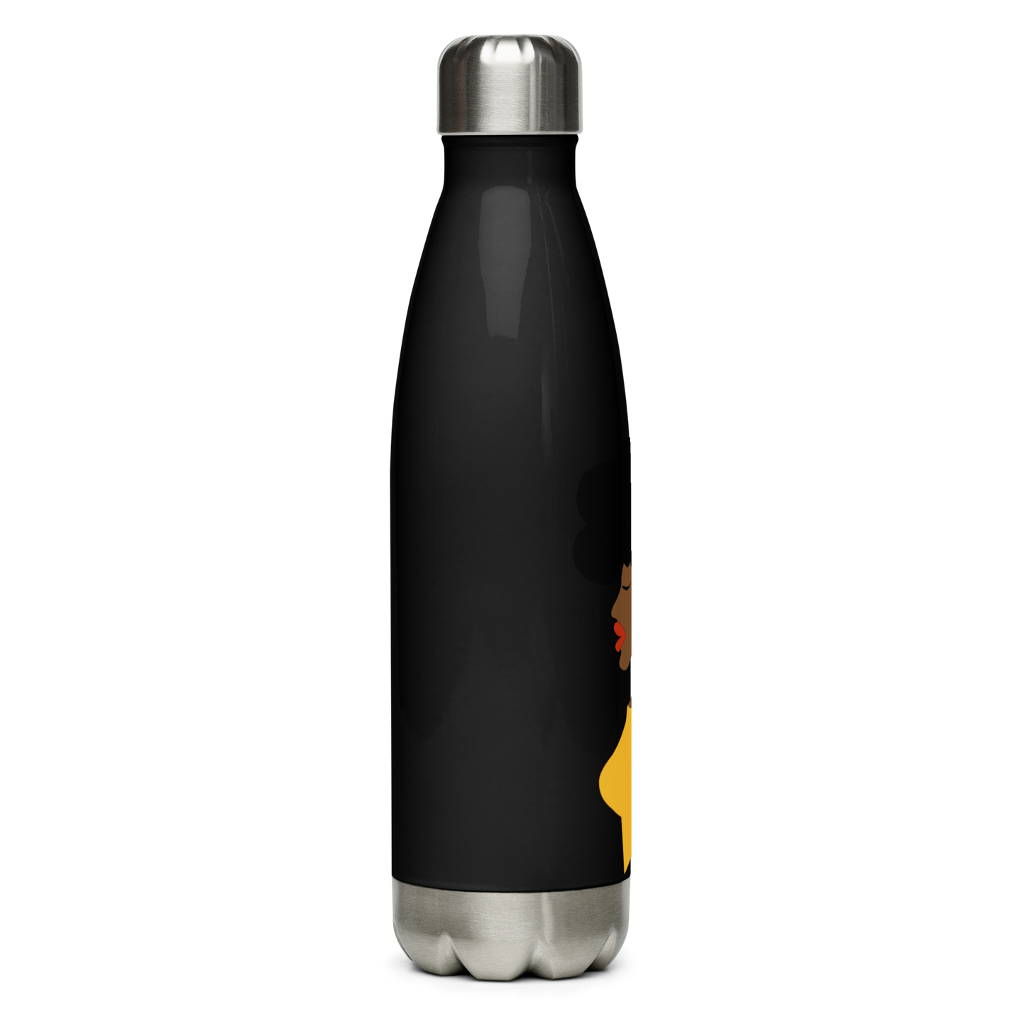 Afro Chic Profile Stainless Steel Water Bottle