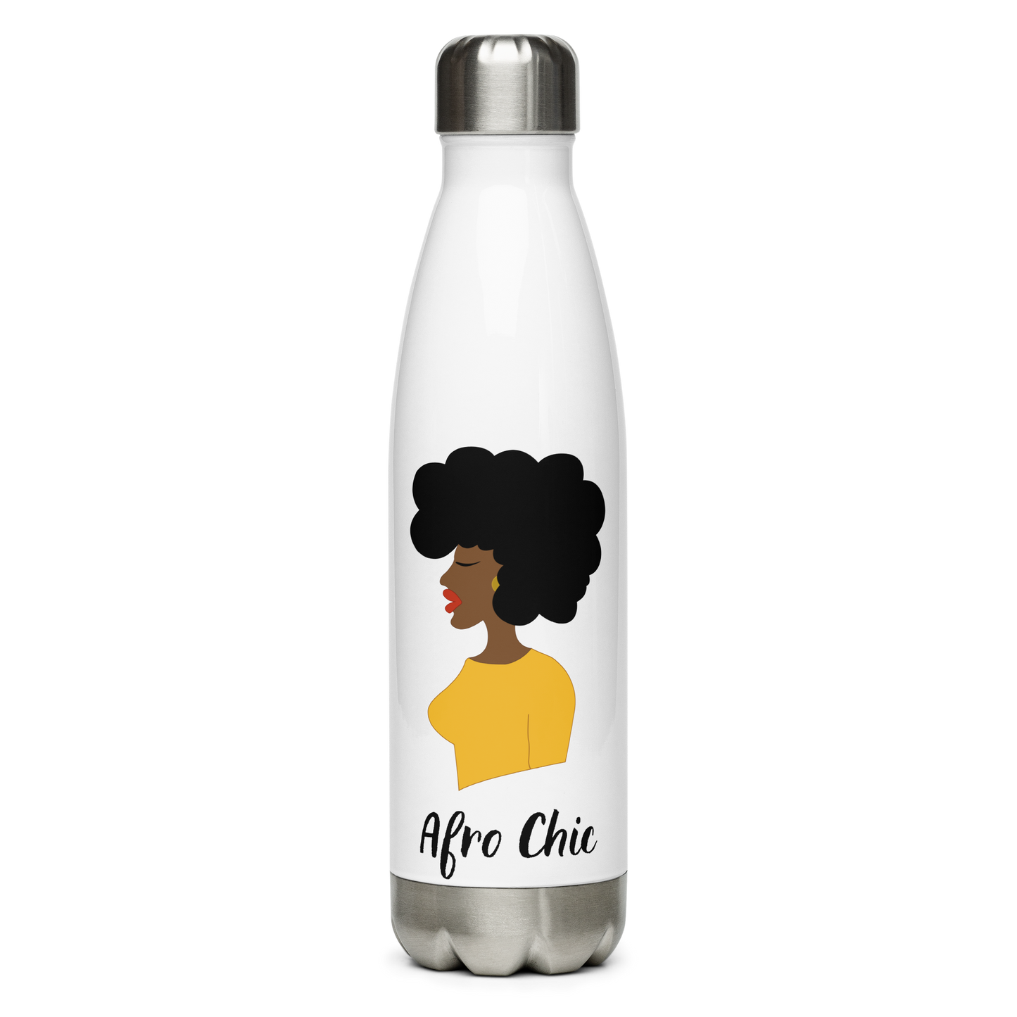 Afro Chic Profile Water Bottle