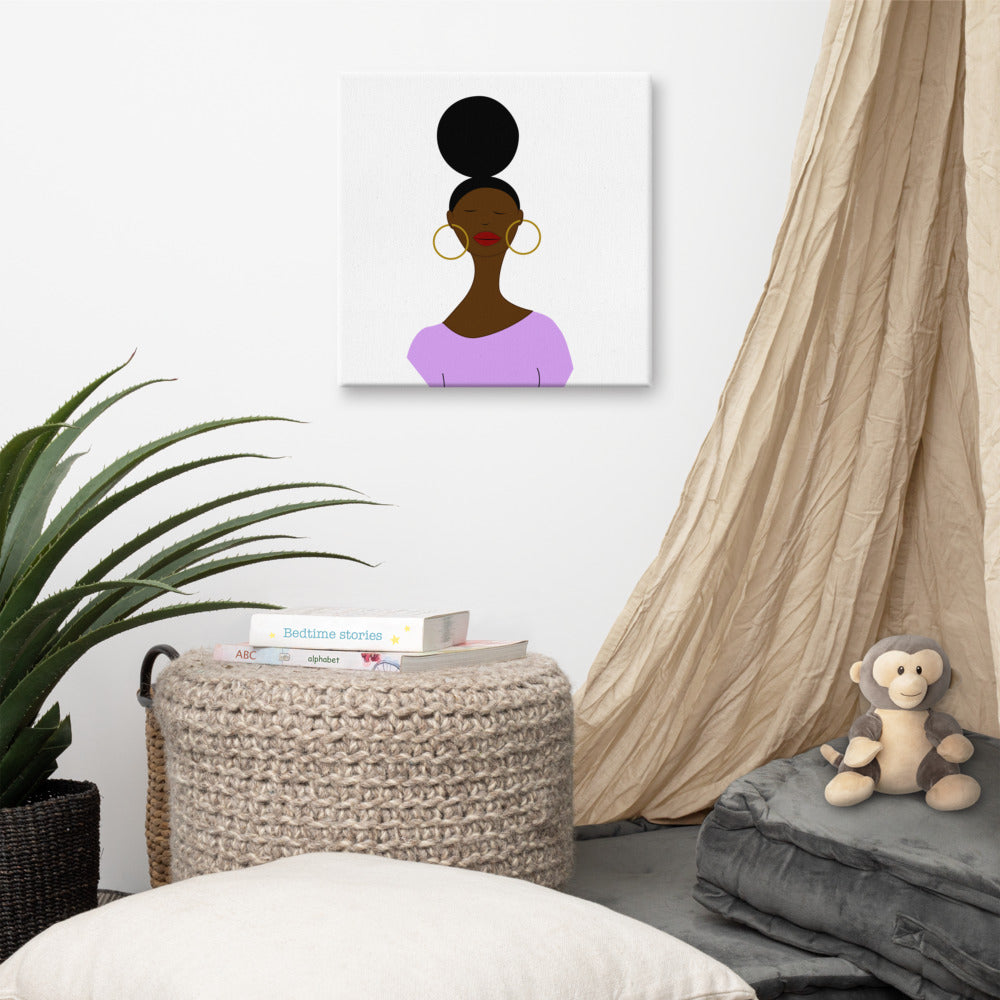 Top Knot Canvas