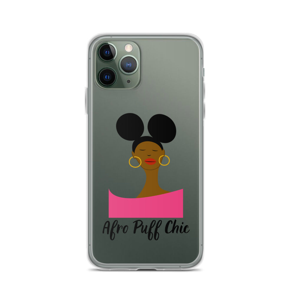 Afro Puff Chic iPhone Case