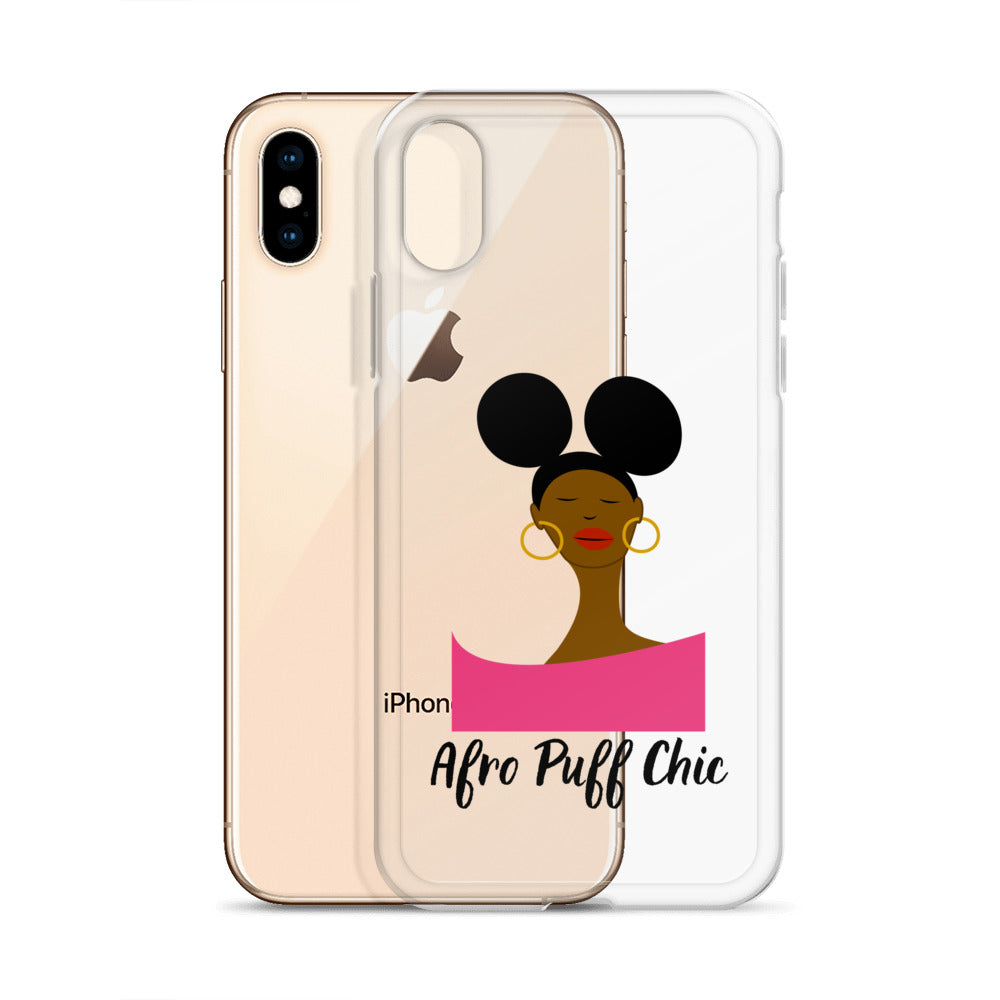 Afro Puff Chic iPhone Case