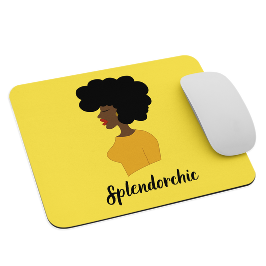 Afro Profile Mouse Pad