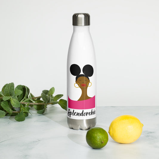 Afro Puffs Water Bottle