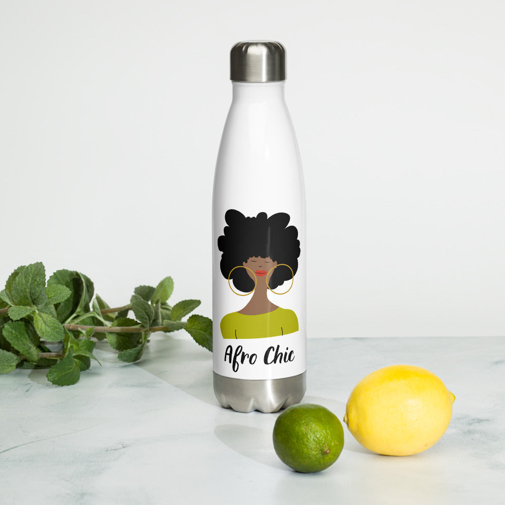Afro Chic Water Bottle