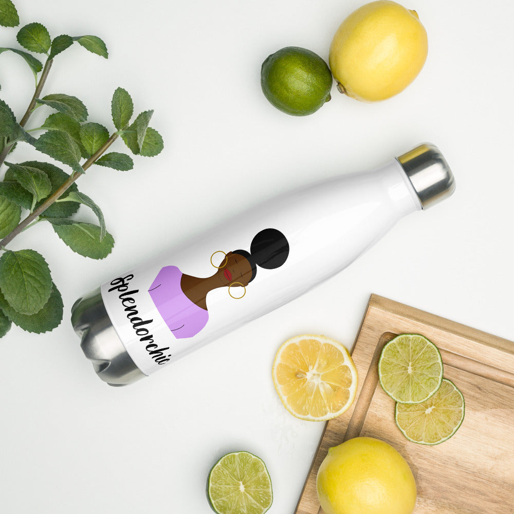 Top Knot Logo Water Bottle