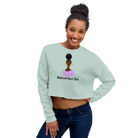 Natural Knot Chic Crop Sweatshirt