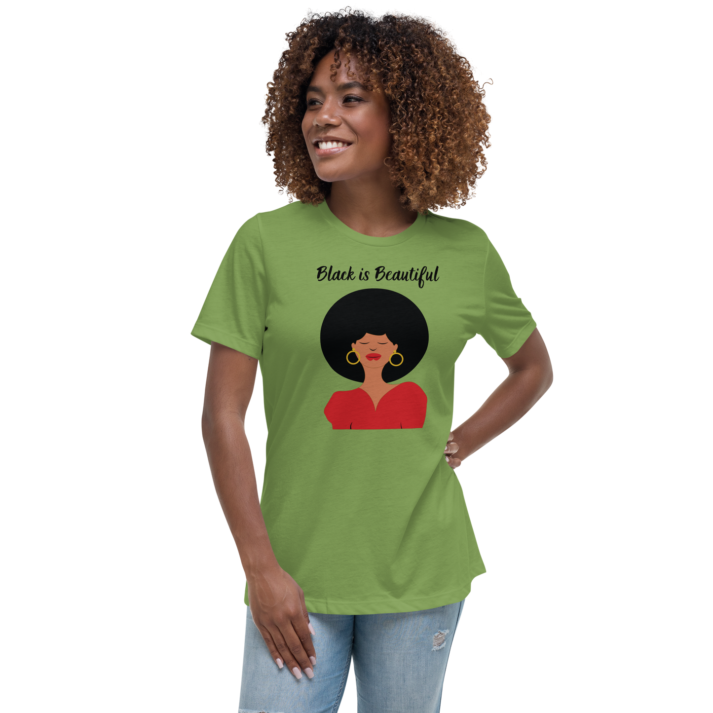 Black is Beautiful Women's Relaxed T-Shirt